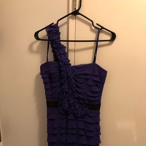 BCBG one strap cocktail dress